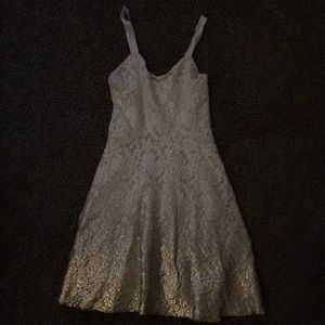Free People Lace to Gold Ombré Dress